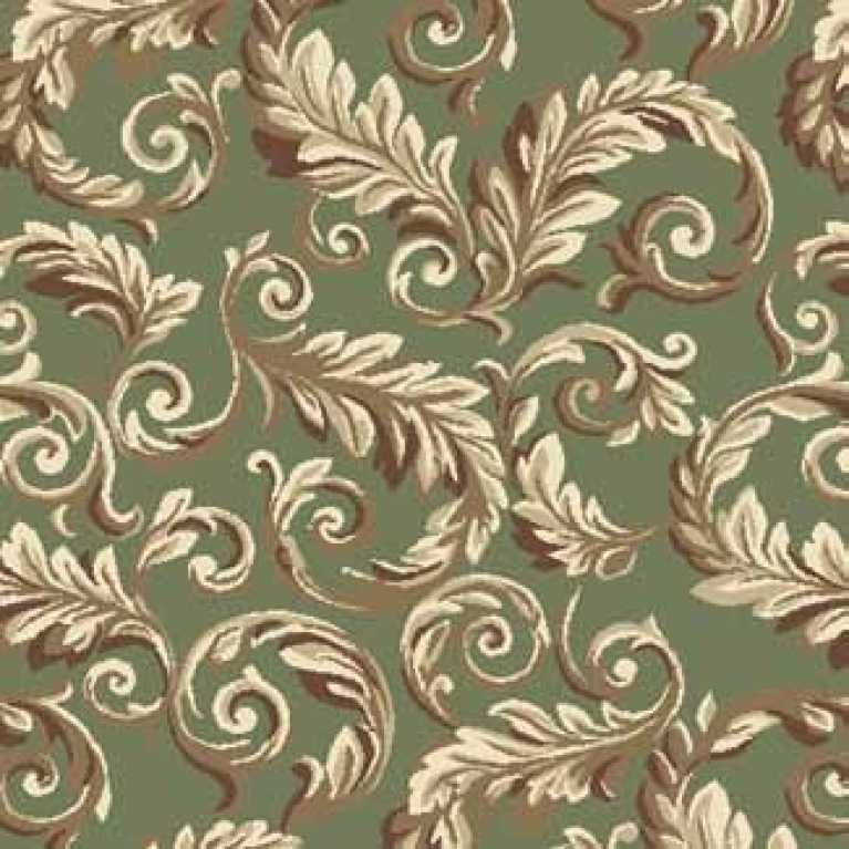 OS 02 124 - 010A Yeşil - Altın Otel Halısı