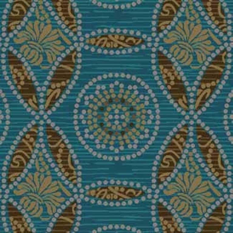 OS 11 089 - 01 Turkuaz Desenli Otel Halısı