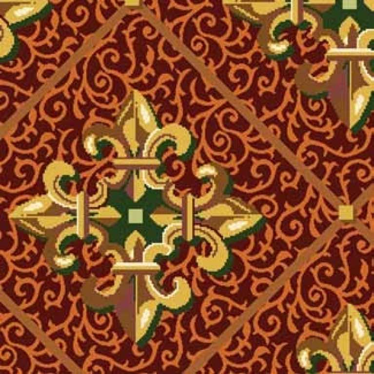 S07 092 - 05 Kahverengi Desenli Otel Halısı