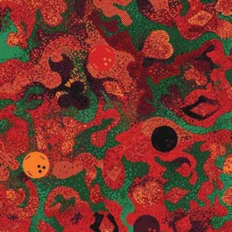 S07 092 - 11 Kırmızı Desenli Otel Halısı