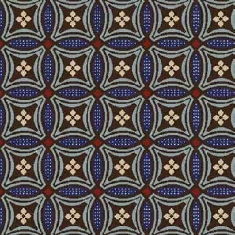 S10 037 - 03 Lacivert Desenli Hotel Halısı