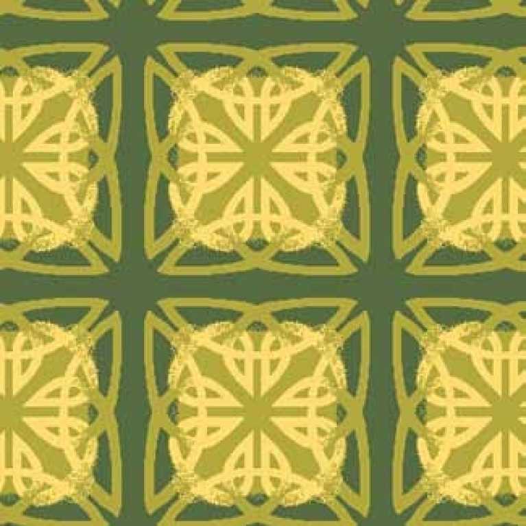 S10 134 - 07 Yeşil Desenli Hotel Halısı