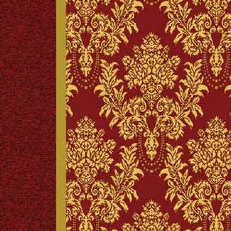 S11 060 - 18 Bordo Desenli Hotel Halısı