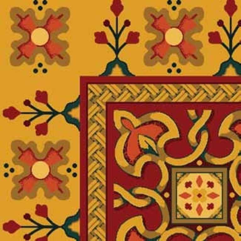 S11 200 - 08 Renkli Desenli Otel Halısı