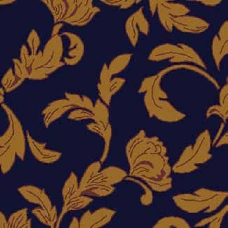 Samur SD (120) Lacivert Desenli Otel Halısı