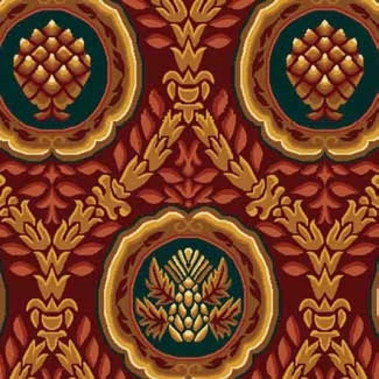 Samur SD (325) Bordo Desenli Otel Halısı