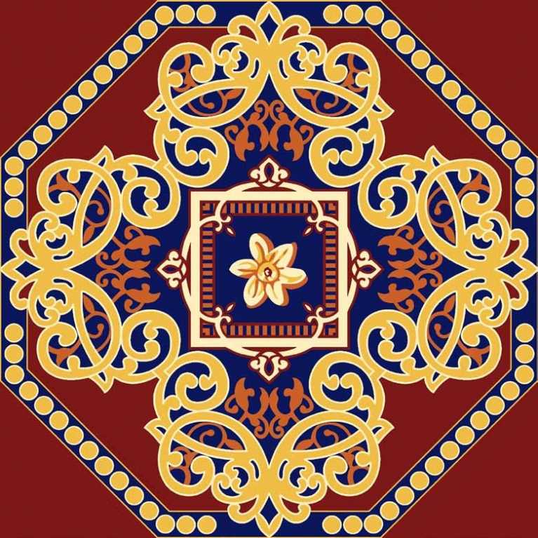 Samur SG 02 Bordo Desenli Otel Halısı