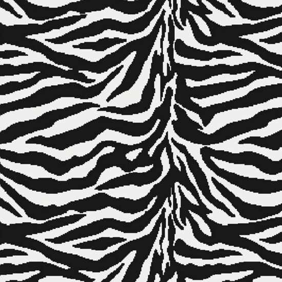 1306695027 Zebra Desenli Proje Halısı