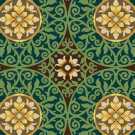 S07 101 - 05 Yeşil Desenli Otel Halısı