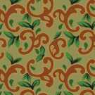 S07 120 - 01 Yeşil Desenli Otel Halısı