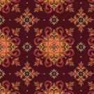 S09 122 - 09 Bordo Desenli Hotel Halısı