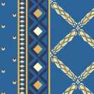 S10 073 - 10 Mavi Desenli Hotel Halısı